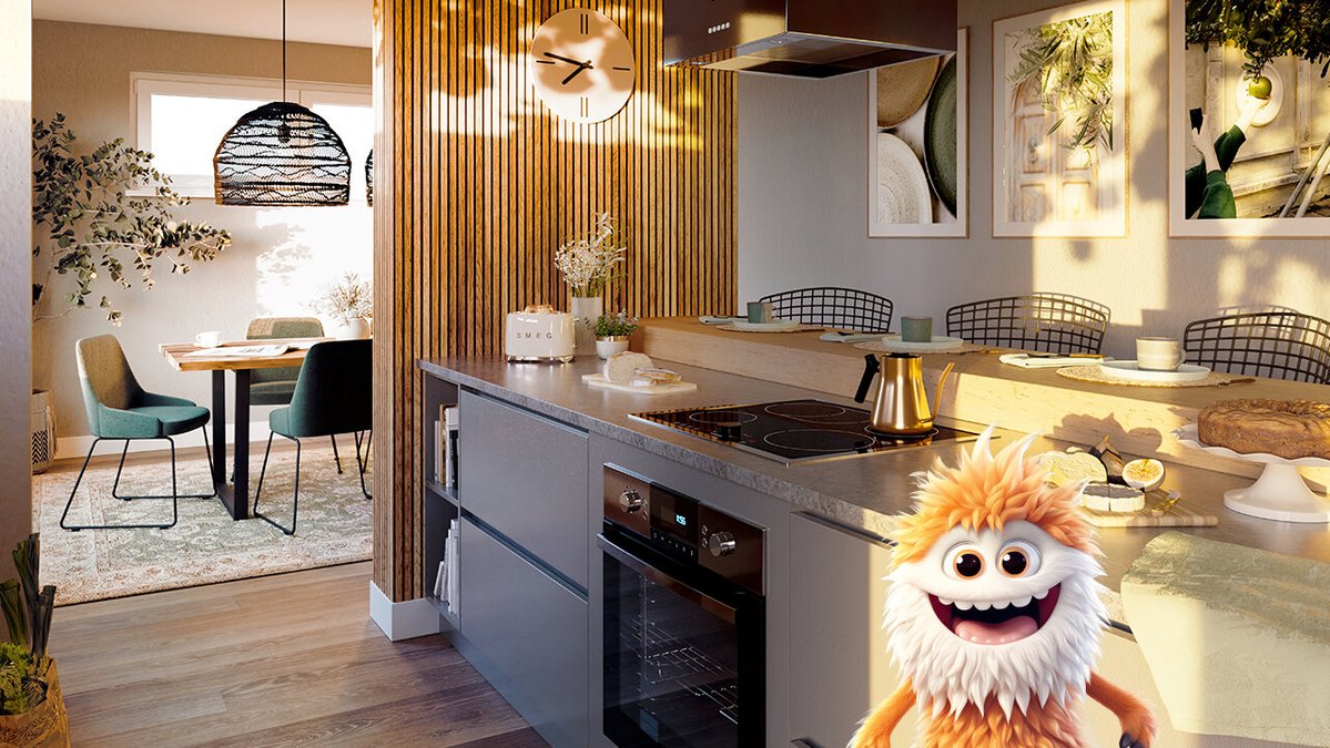 Häuser mit Ratenfressern