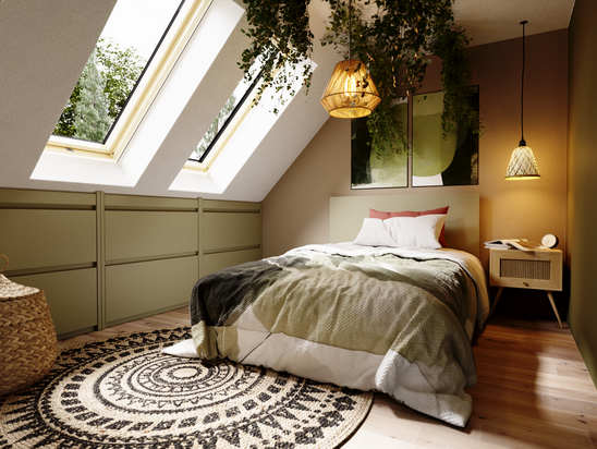 Das gemütliche Schlafzimmer zum Wohlfühlen 